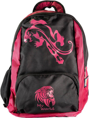 

MII Bags Happy Days 18 Inch 25 L Backpack(Maroon, Black), Black;maroon