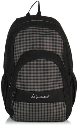 

President Earnest 40 L Medium Backpack(Grey, Black)