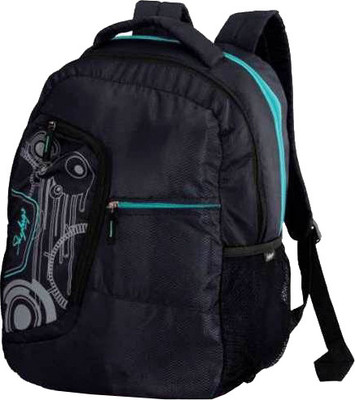 Skybags Surf 01 Backpack(Black), Blue