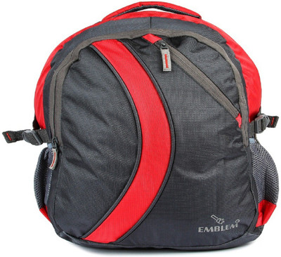 

emblem ELBP6004GREY RED 28 L Laptop Backpack(Grey, Red)
