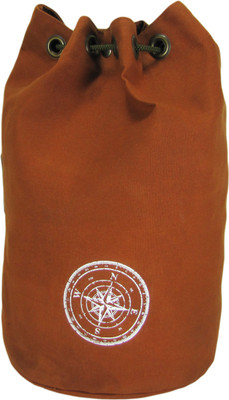 

The House of Tara Wax Coated Cotton Canvas Rucksack 21 L Backpack(Tan), Orange