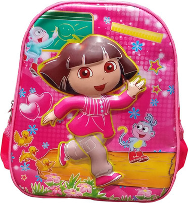 World Craft 3D Dora the Explorer Mesh 12 L Backpack(Pink)