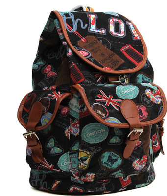 

Pochette Multicolor Women & Girl 10 L Backpack(Multicolor)
