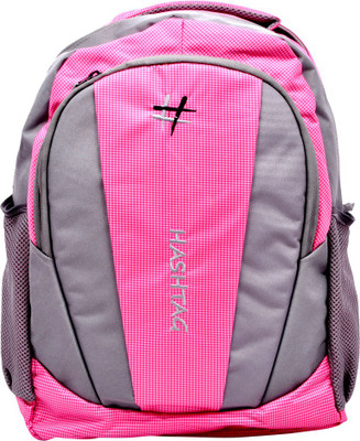 

Hashtag Defy 3.8 L Backpack(Pink, Grey), Grey;pink