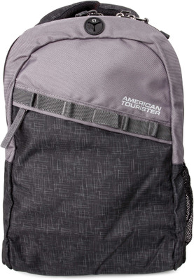 

American Tourister Backpack(Grey, Black), Black;grey