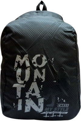

Donex 217F 19 L Backpack(Black), Black and grey