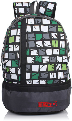 

Suntop Pixel 26 L Small Backpack(Multicolor), Grey print