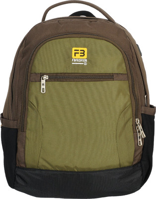 

FB Fashion SB-110 26 L Backpack(Green, Brown)