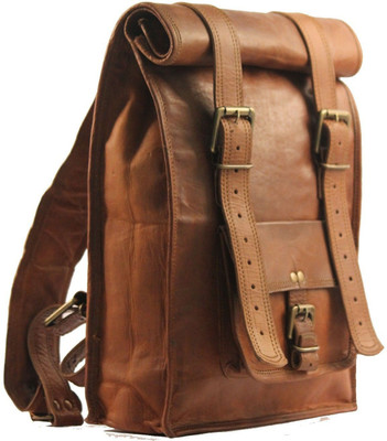

Urban Dezire Genuine Leather Laptop Bag 30 L Laptop Backpack(Brown)