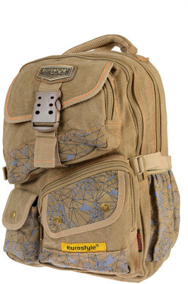 

Eurostyle Canvas Series 5 L Free Size Backpack(Khaki), 12012