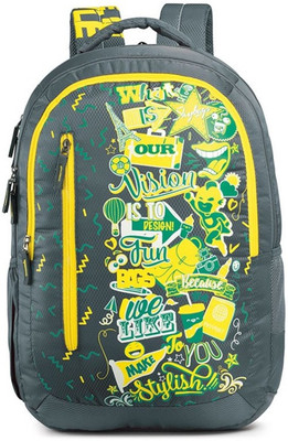 

Skybags POGO PLUS 05 35 L Backpack(Multicolor), Grey