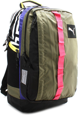

Puma PY Fresh Backpack(Green), Burnt olive;black;graphic