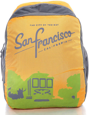 

Via Harp san francisco usa 12 L Laptop Backpack(Yellow)