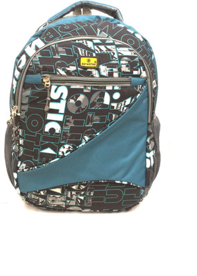 

Skystar 1151 A.Blue 20.5 L Backpack(Multicolor), Black and airport blue