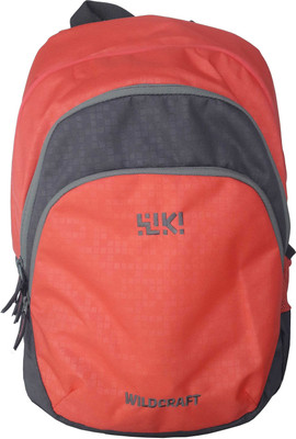 

Wiki by Wildcraft wiki bricks 2 pink 20 L Backpack(Orange, Grey)