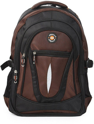 

Alligator ALBP2003 Black Brown 28 L Backpack(Black, Brown)