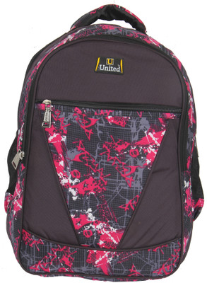 

United Bags FlashLight 35 L Medium Laptop Backpack(Pink, Purple)