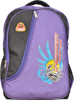 

Rr Rainbow Indigo 30 L Backpack(Multicolor, Black), Black;violet