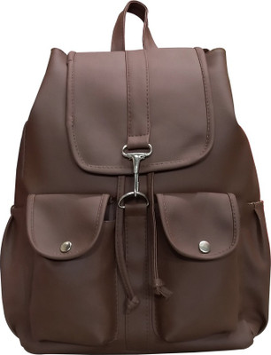 

Groset Double Pocket 5 L Backpack(Brown), Dark brown