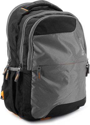American Tourister Zing 03 Laptop Backpack(Black, Grey), Black and grey
