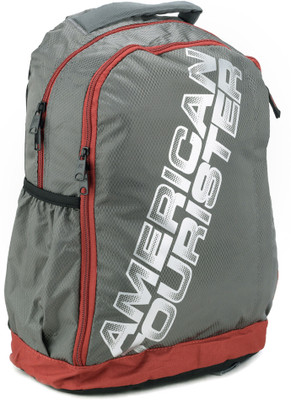 

American Tourister Code 05 Backpack(Red, Grey), Grey and red