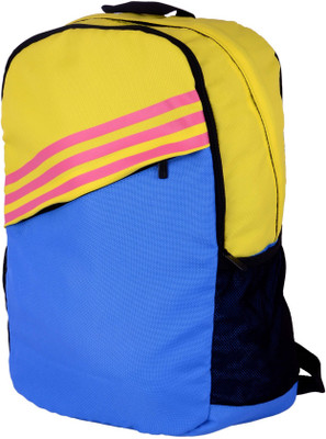 

ADIDAS AY8459 15 L Medium Backpack(Blue, Yellow)