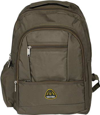 

United Bags MoneyBags All Grn 35 L Medium Backpack(Green)