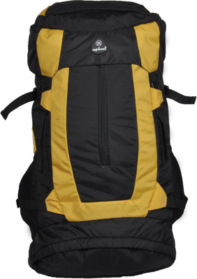 

Explorer Light Weight Warrenty Water Resistant Nylon Trekking Backpack With Warranty 90 L Backpack(Beige, Black), Grey