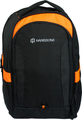 

Harissons Neon 33 L Free Size Laptop Backpack(Black, Orange)