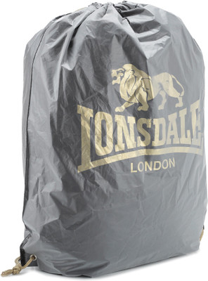 

Lonsdale Backpack(Grey), Grey and gold