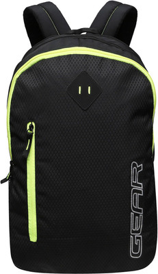 

Gear ECO BACKPACK 3 BLACK-FLUORESCENT GREEN 21 L Backpack(Black)