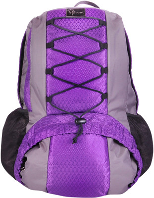 

Hawai Fashionable Criss-Cross182 15.4 L Backpack(Multicolor), Purple