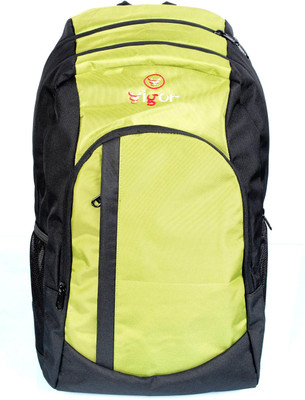 

Vigor M-14 Black & Parrot Green Multipurpose Bag(Green, 30 L)