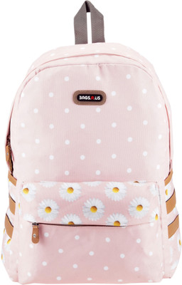 

Bags R Us Polka Dots 18 L Backpack(Pink), Peach