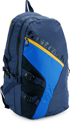 

Fastrack Backpack(Blue), Navy blue and yellow