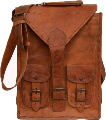 

Pranjals House 100% genuine leather 15.0 L Laptop Backpack(Brown)