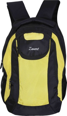 Zwart Cosmo 25 L Free Size Backpack(Black, Yellow)