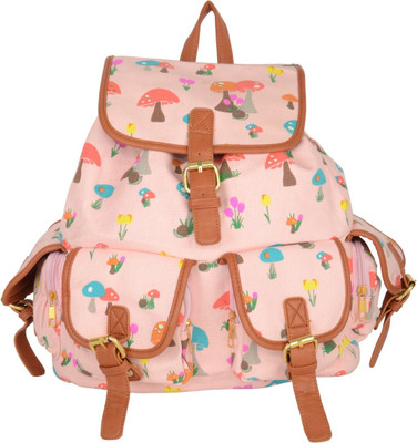 

Violet Violet Women’s Canvas Violet Backpack Ladies Girls 25 L Backpack(Multicolor)