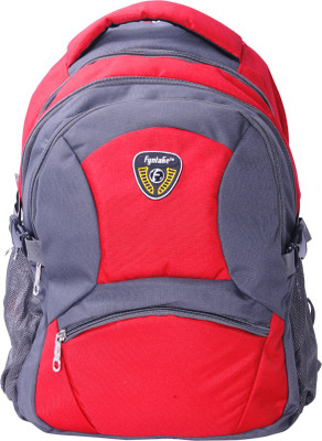 

Fyntake Sky College 25 L Backpack(Grey), Grey;red