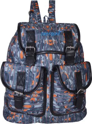 

JustGear Backpack-JG_101_Grey 20 L Backpack(Grey, Orange), Grey and orange