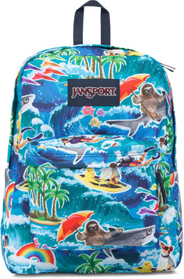 

JanSport Superbreak 25 L Backpack(Blue), Multi wet sloth