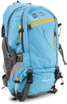 

Swiss Design Backpack(Blue, Grey)