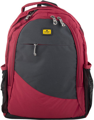 

Liviya SB1008LV 19 L Small Backpack(Black, Red)