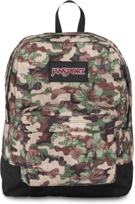 

JanSport Black Label Superbreak 25 L Backpack(Green), Multi floral camo