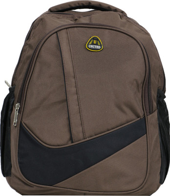 United Bags Big Tick All 35 L Medium Laptop Backpack(Brown, Black), Black;brown