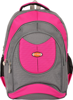 

Nl Bags thunder-01 20 L Backpack(Grey, Pink), Thundergraypink