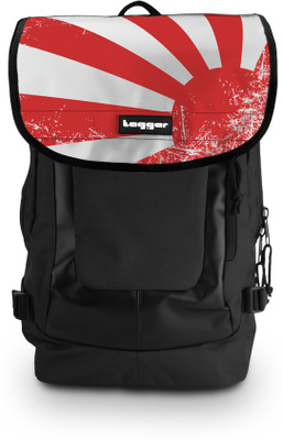 

Tagger Urban Electro Japanese Sundown Bsly_olbk (Black) All-In-One Functionalional 18" 21 L Laptop Backpack(Black), Black;red
