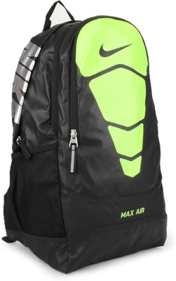 

Nike Vapor Max Air 34 L Backpack(Green, Black), Black and green