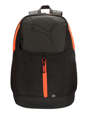 

Puma Echo Backpack 26 L Backpack(Black), Puma black-red blast