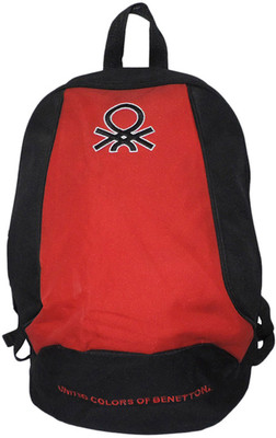 

United Colors of Benetton UCB School Red Medium Backpack(Red), Red-002